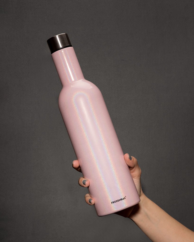 bottle GLITTER PINK